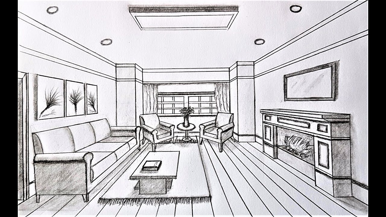 sketch of room
