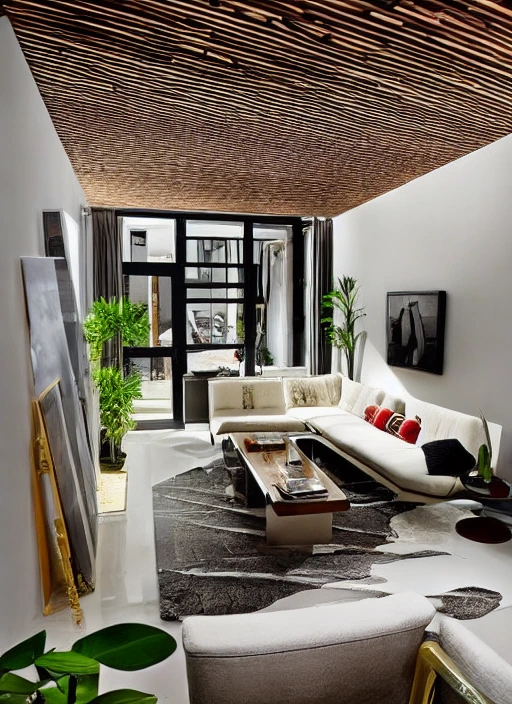 alternative Mid century Modern Living Room